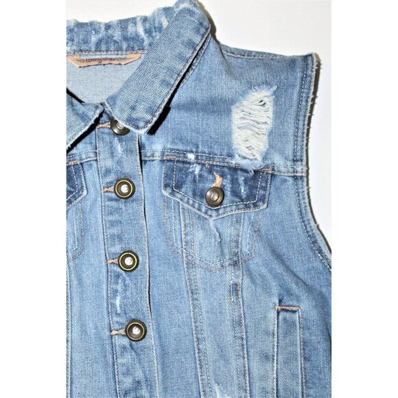 HIGHWAY denim vest Medium - Picture 3 of 9